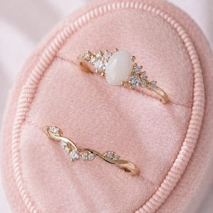 Ensemble bague Adèle 🩷